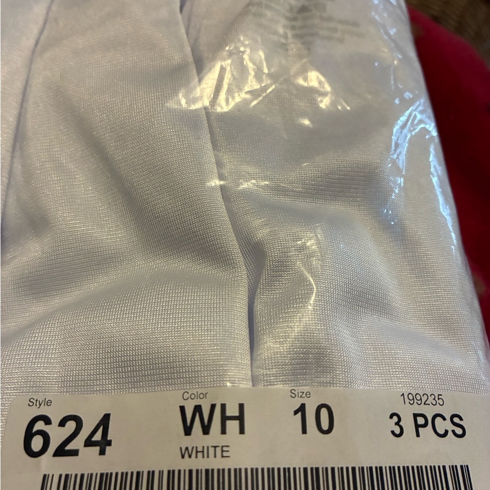 National Women’s nylon white panties with 100% cotton gusset   New